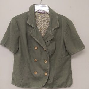 Light green vintage top